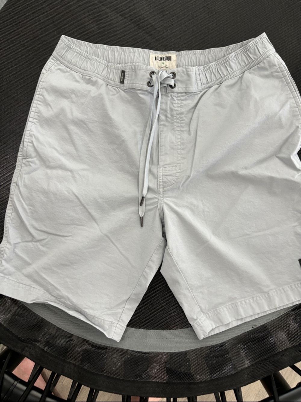 Linksoul Light Gray Drawstring Drifter Shorts